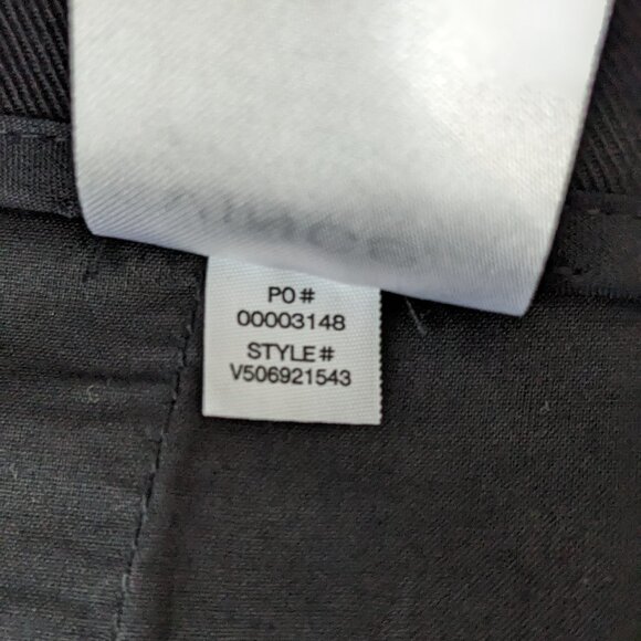 VINCE High Rise Linen Blend Cropped Pants Black Rope Belt Women's Size 10 - Picture 12 of 13